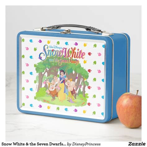 snow white metal lunch box|Snow White, Dwarfs Disney Lunchboxes & Thermoses (1968.